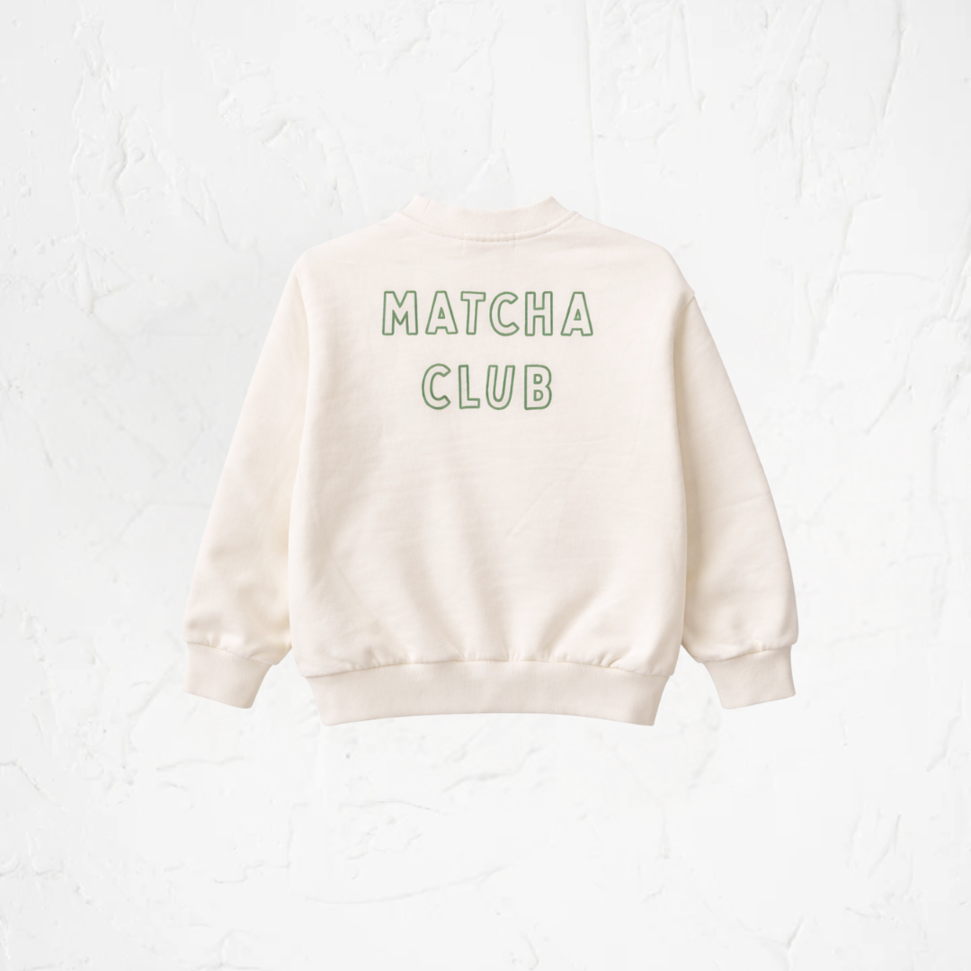 Graphic Crew Neck - Matcha
