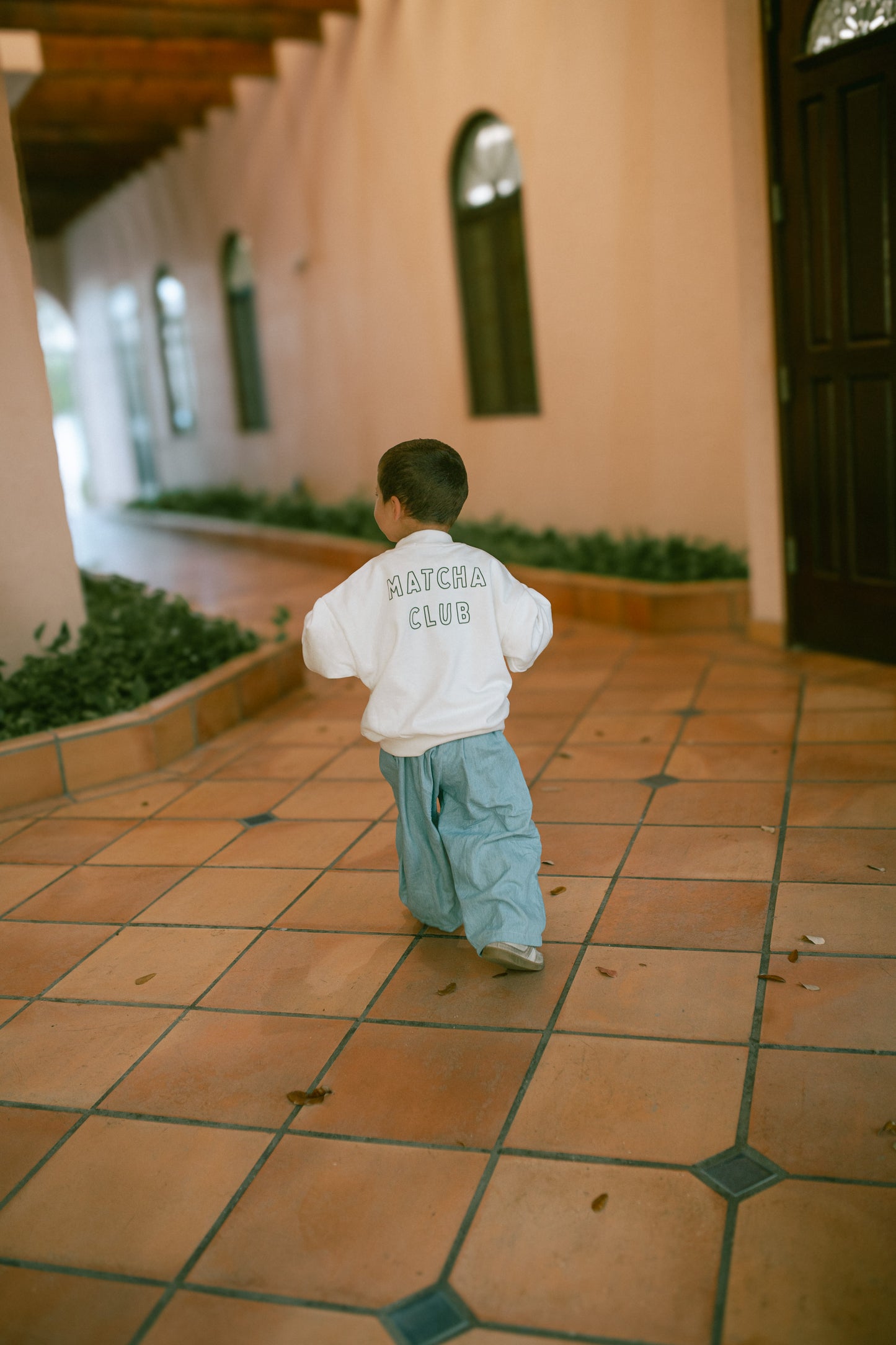 Graphic Crew Neck - Love you very Matcha